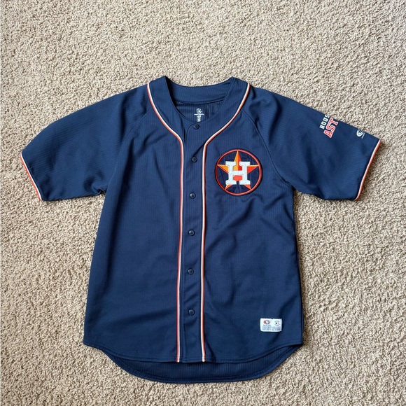 Houston Astros Navy Blue Jersey - Picture 1 of 2